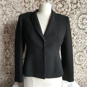 Black Tailored Career Blazer Jacket